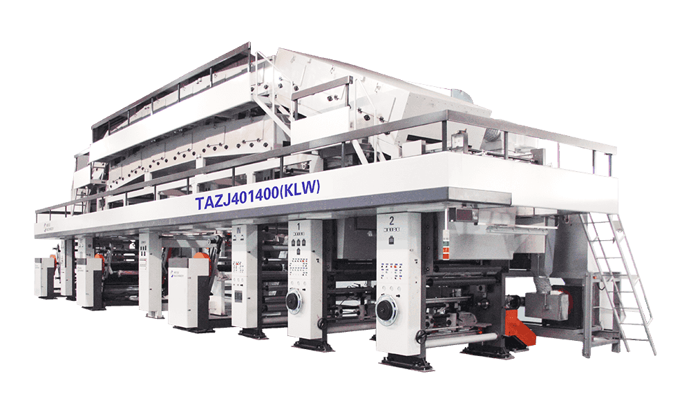 TAZJ401400 (KLW) 多機能グラビア印刷（プリプレグ紙）コーティング・エンボス加工一体型機