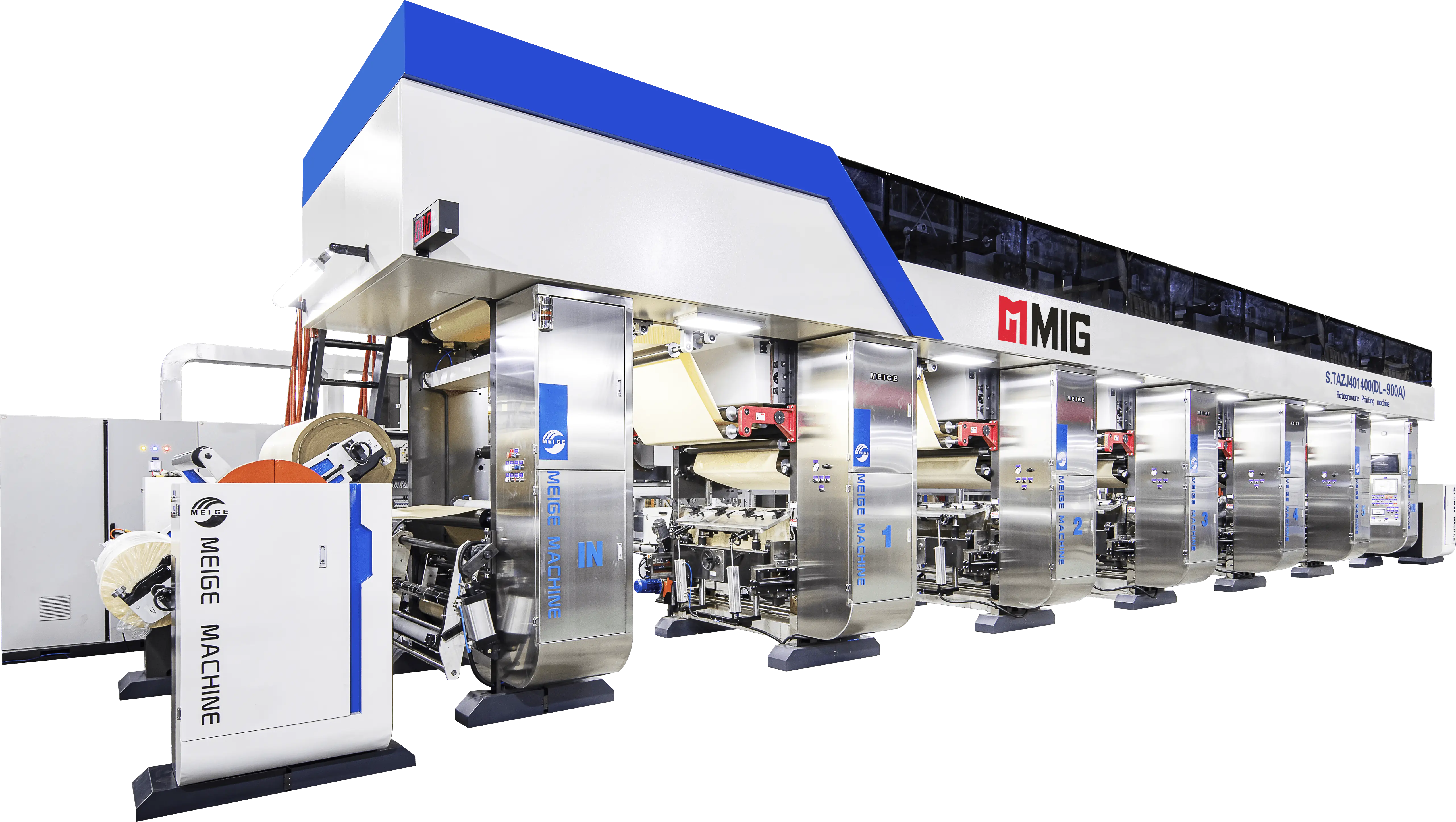 PU 紙印刷機: グラビア印刷と PU コーティングを 1 つの生産ラインで